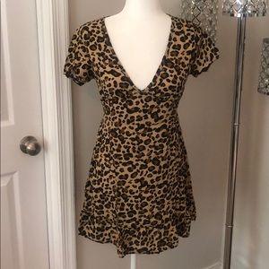 Cheetah mini dress